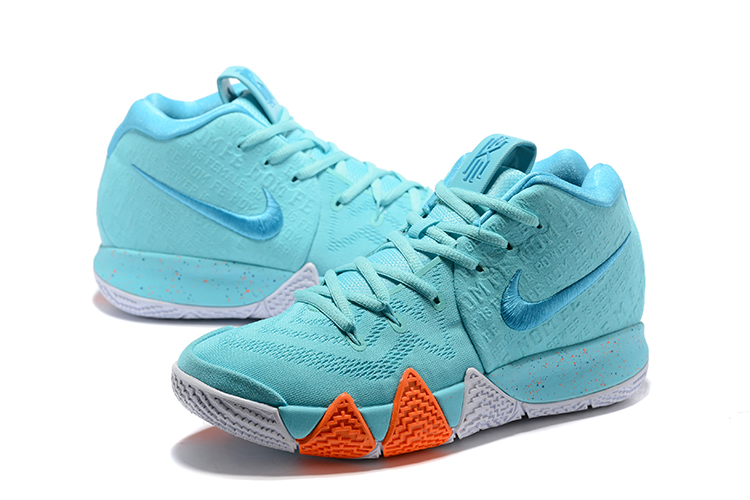 Nike Kyrie 4 Jade Orange White Basketball Shoes For Women